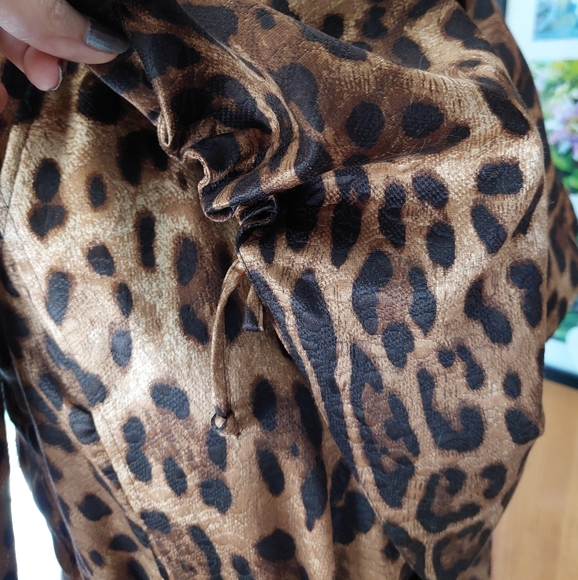 St.JOHN Leopard Jacket Coat - Picture 7 of 11